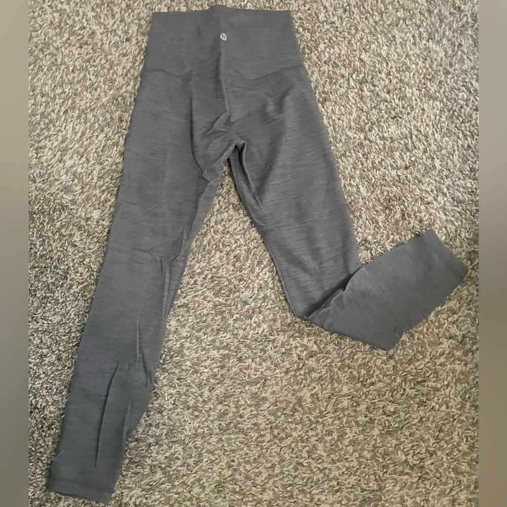 ** Lululemon Womens Athletic Pants Leggings Grey Medium Pants